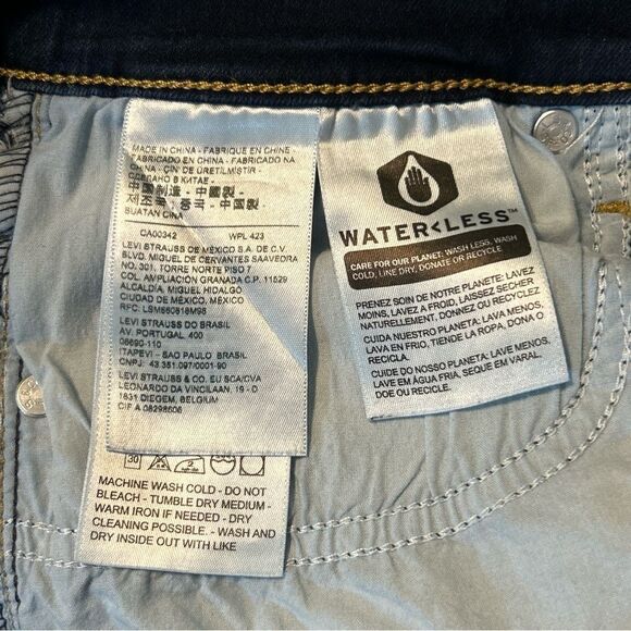 Levis Levi’s 721 High Rise Skinny Jeans Dark Wash Size 27 - Picture 11 of 13